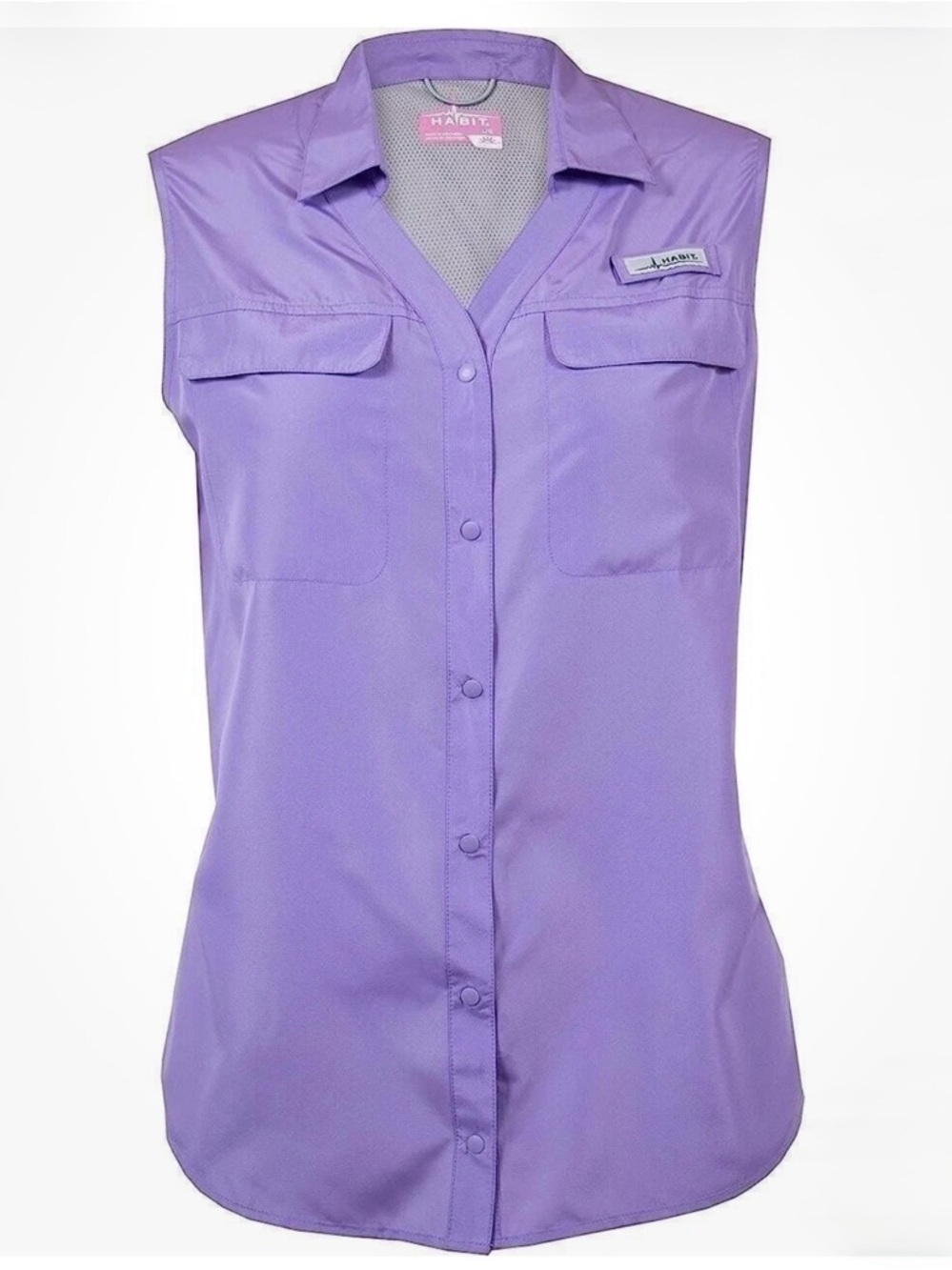 NWT Habit Women's Fishing Guide Shirt Tank Top Purple Sz Large